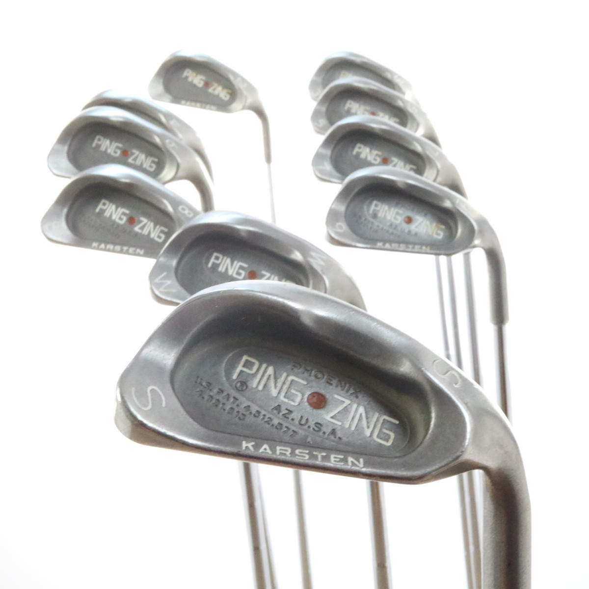 Ping Zing Iron Set 2W,S Brown Dot Steel Shaft KTM Stiff Flex 42691A