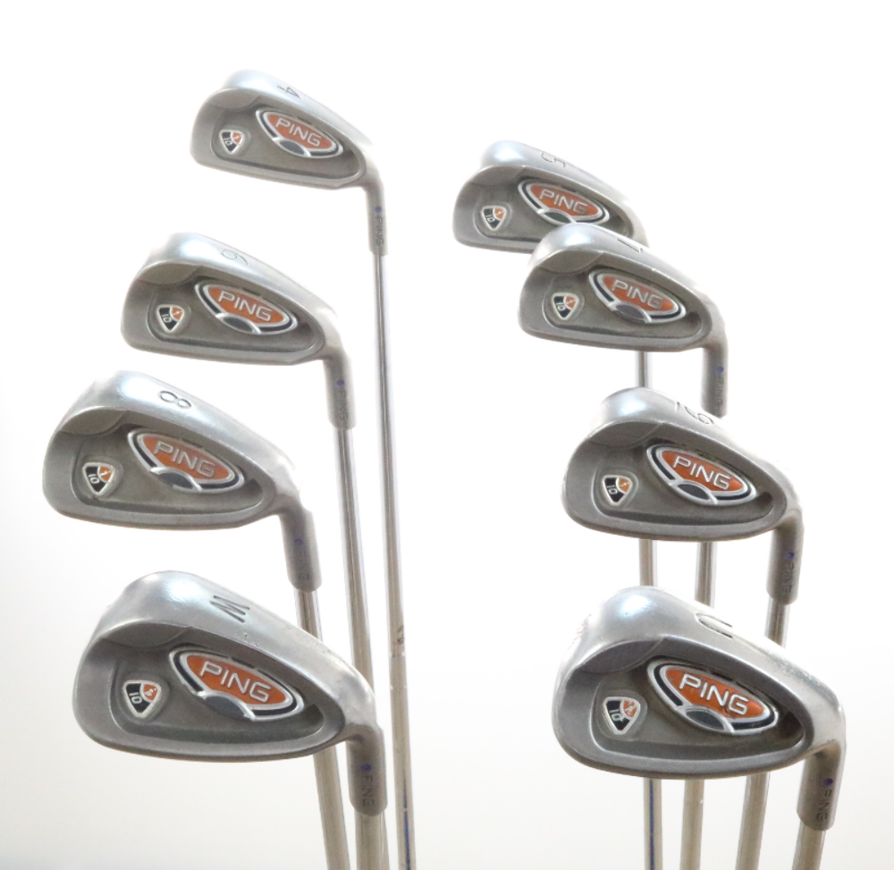 Ping i10 Iron Set 4W,U Purple Dot AWT Steel Stiff Flex RightHanded