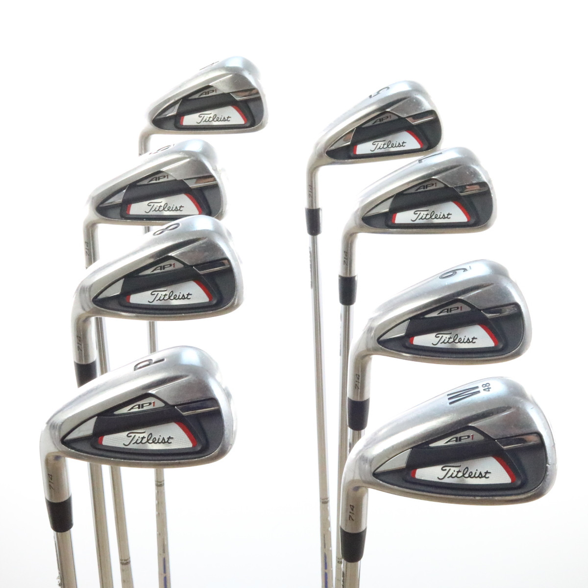 Titleist AP1 714 Iron Set 4-W48 True Temper XP 95 R300 Regular Steel LH ...