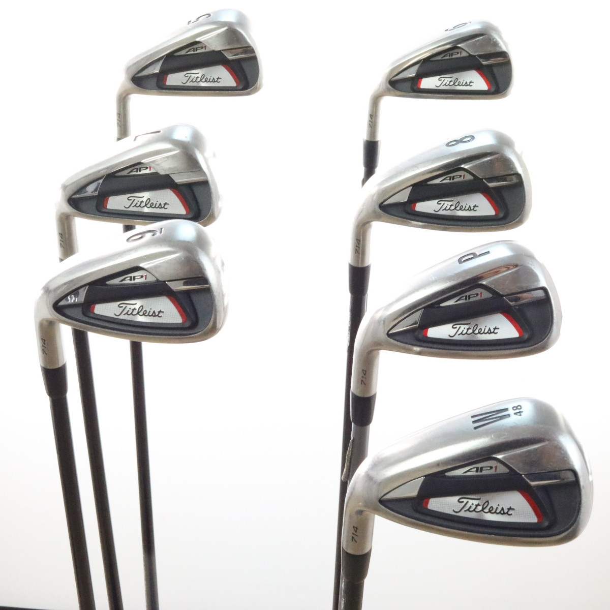 Titleist AP1 714 Iron Set 5-P,W48 Kuro Kage Graphite Ladies LH 43538G ...