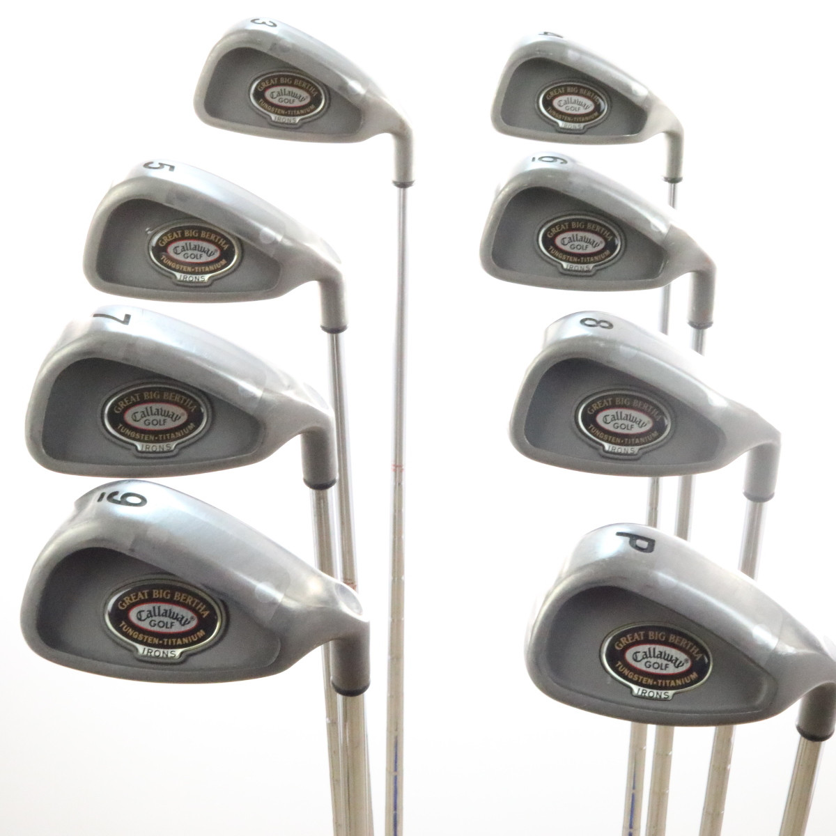 Callaway Great Big Bertha Tungsten Titanium 3P Iron Set Steel Uniflex