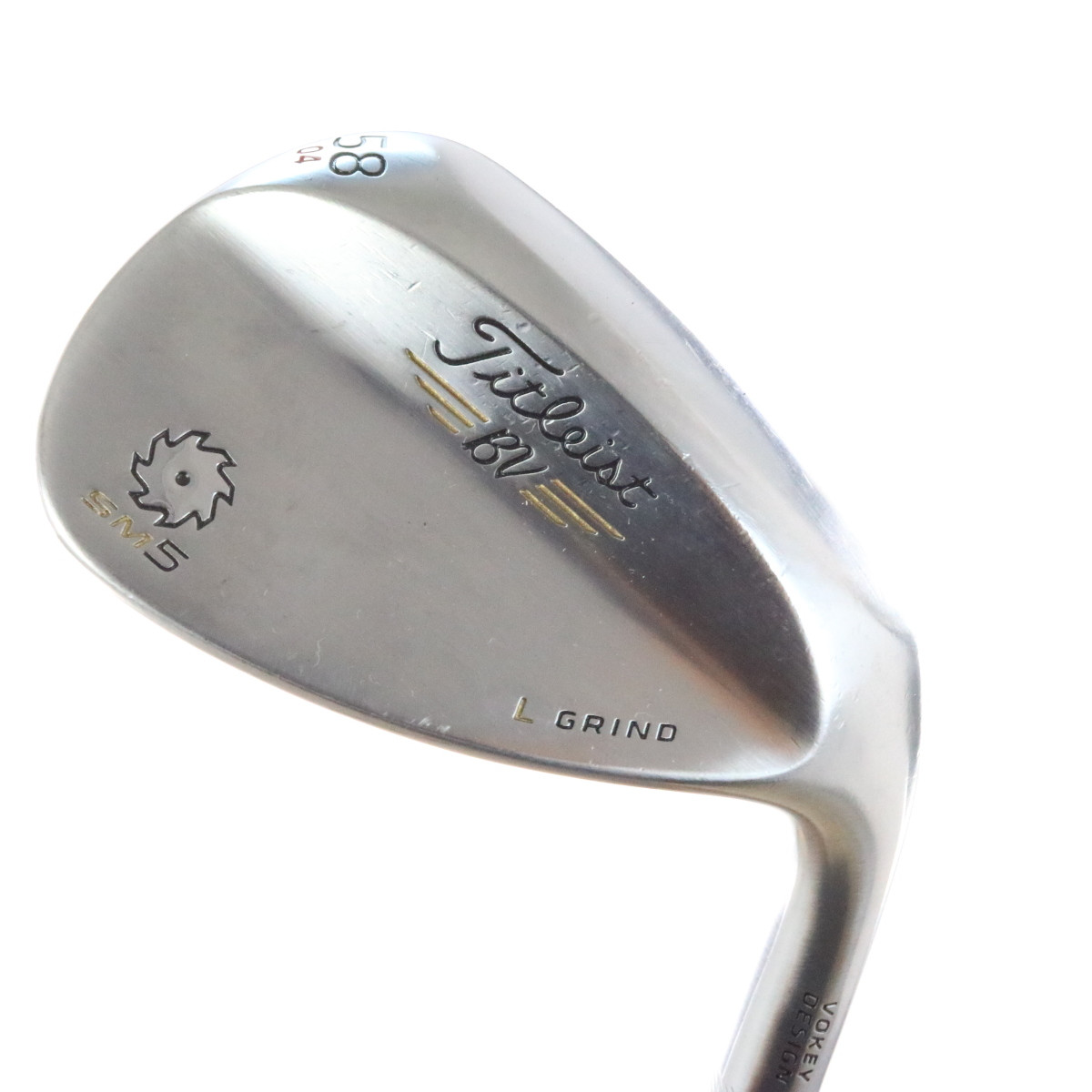 Titleist SM5 Tour Chrome Vokey Wedge 58 Degrees 58.04 Steel Shaft L