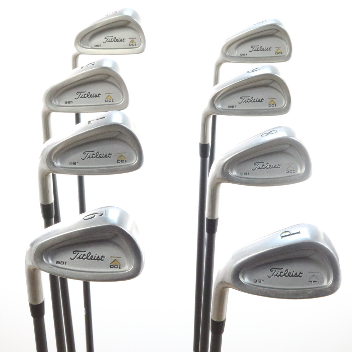 Titleist DCI 981 Iron Set 3P Graphite Shaft Regular Flex LeftHanded 44473G Mr Topes Golf