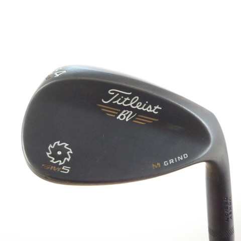 Titleist SM5 Raw Black Vokey Wedge 54 Degrees 54.10 M Grind Steel Shaft ...