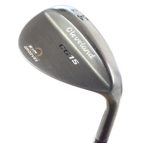 Sand Wedge Cleveland CG15 Black Pearl ZIP Grooves - 54° Pour Droitier, Acier, Occasion Grade 8