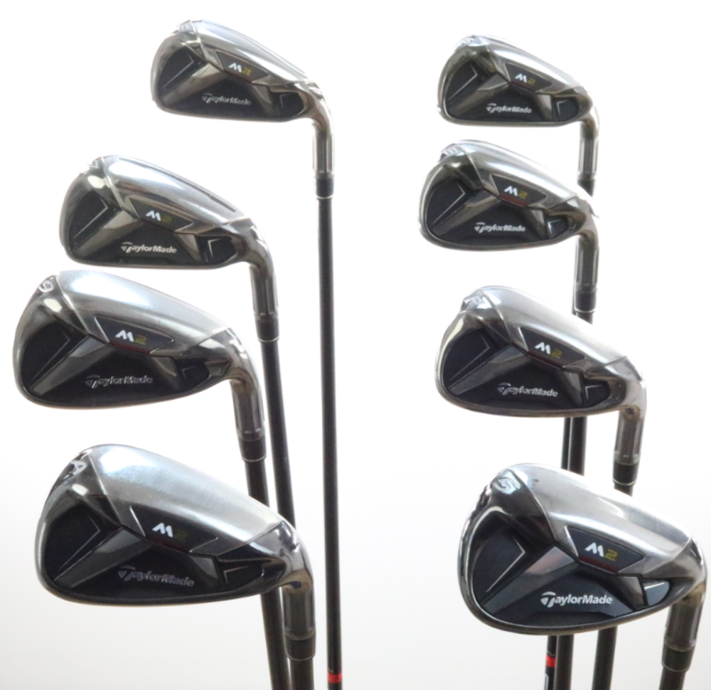 TaylorMade M2 Iron Set 5P,A,S Graphite REAX 55 M Senior Flex 46243A