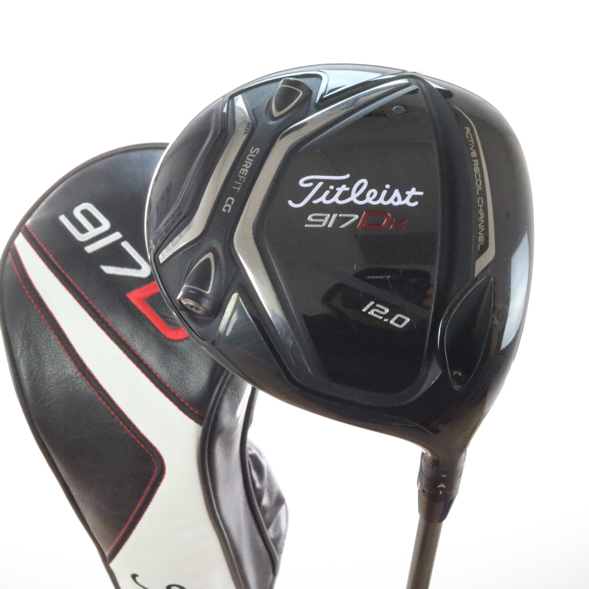 Titleist 917D2 Driver 12 Deg Aldila Rogue MAX 65 Stiff Flex Headcover ...