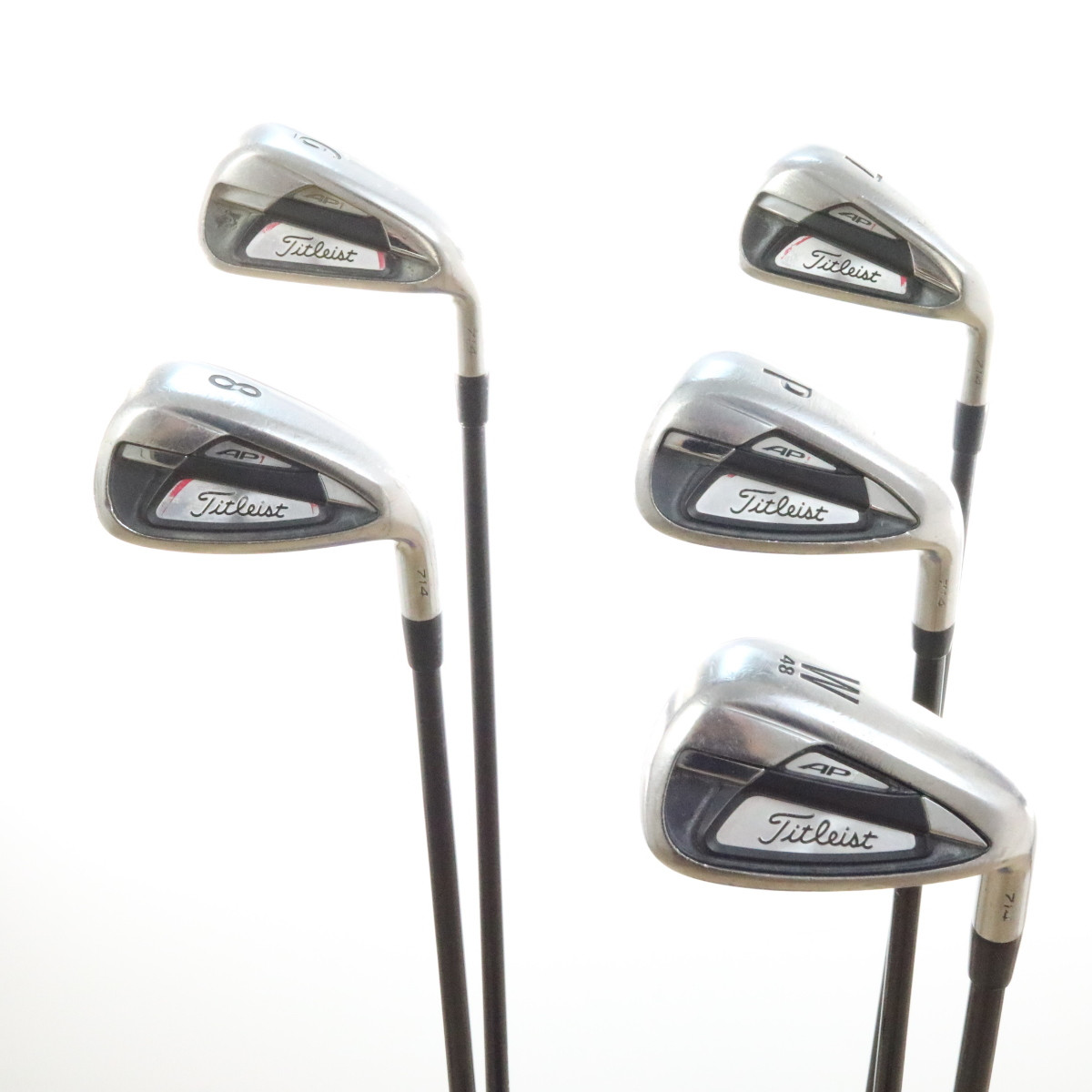 Titleist AP1 714 Iron Set Graphite Kuro Kage Regular Flex Right-Handed ...