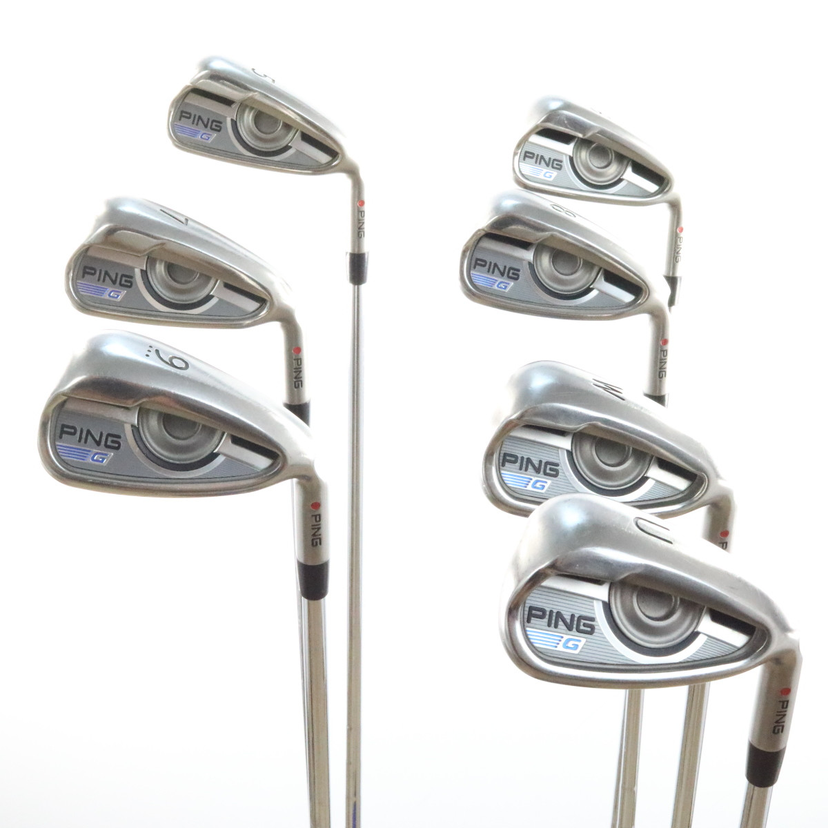 Ping G Iron Set 5W,U Red Dot AWT 2.0 Regular Flex RightHanded 46701A