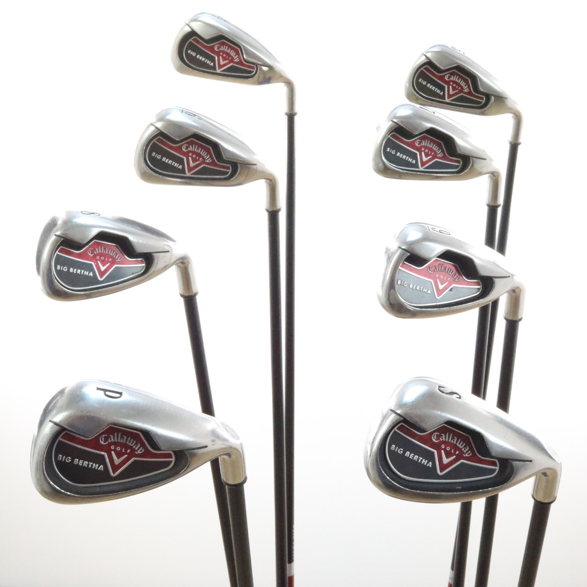 Callaway Big Bertha 3-P,A Iron Set Graphite RCH 96 Firm Stiff Flex 53596A - Mr Topes Golf