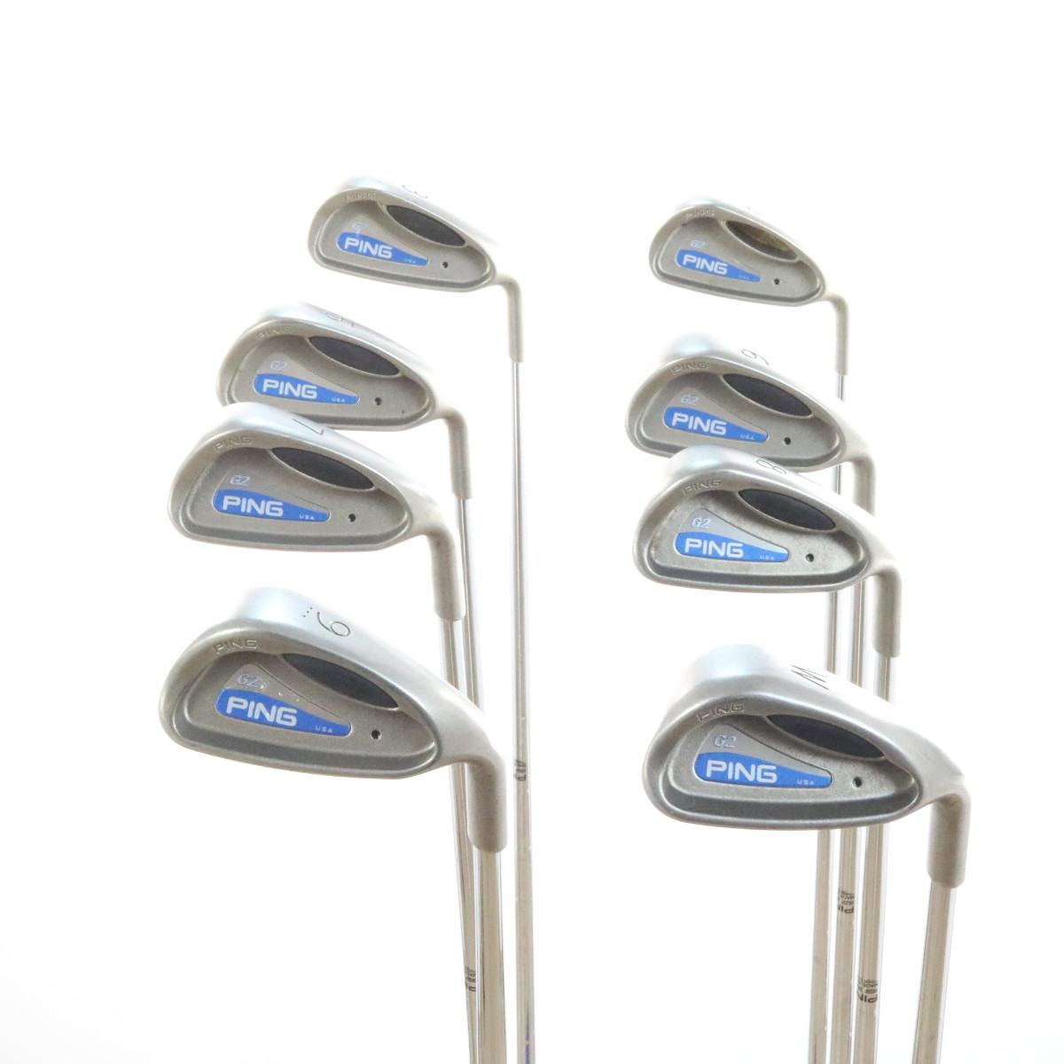 Ping G2 3W Iron Set Black Dot Steel Regular Flex RightHanded 47631A