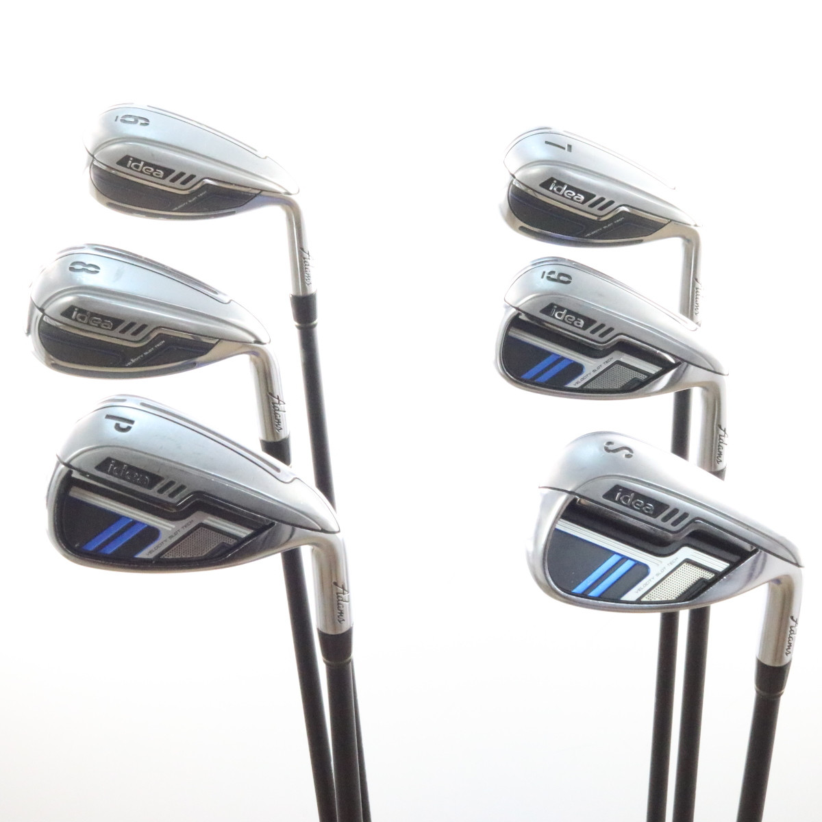 Adams IDEA Hybrid Iron Set 6P,S Graphite Bassara 60 Regular Flex