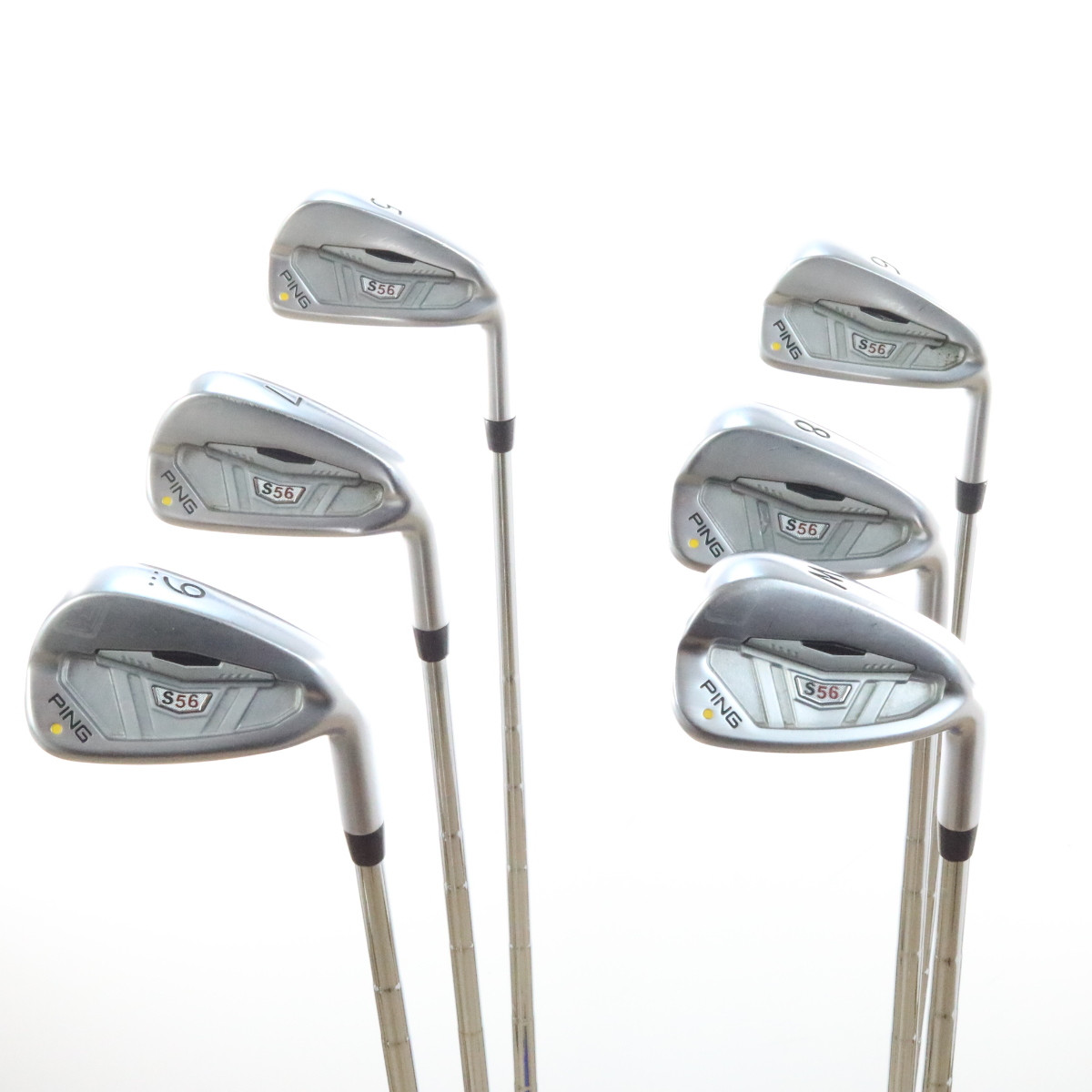 PING S56 Iron Set 5W Yellow Dot CFS Steel XStiff Flex RightHanded