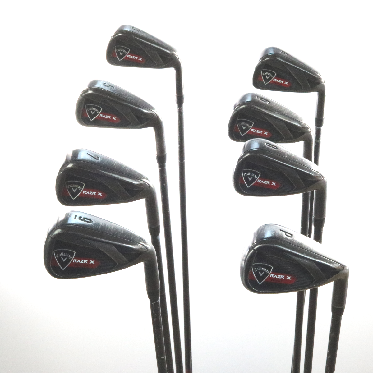 Callaway RAZR X Black 3-P Iron Set Graphite Regular Flex Right-Handed ...