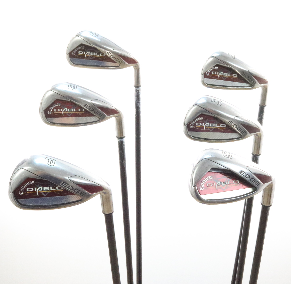 Callaway Diablo Edge Iron Set 6P,S Graphite Shaft Senior Flex 50815G