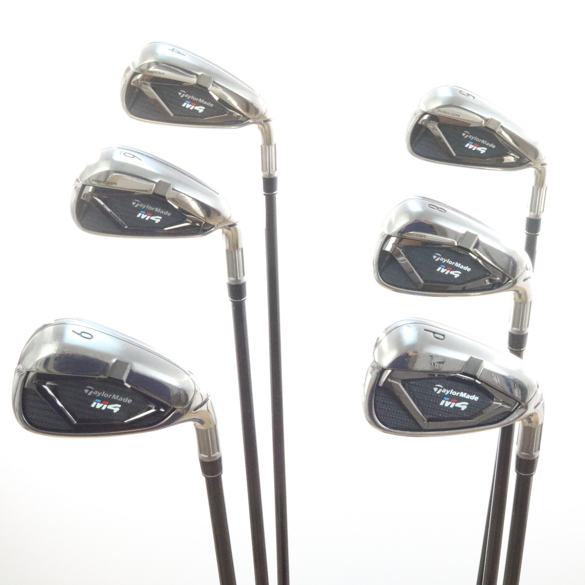 TaylorMade M4 Iron Set Graphite Fujikura ATMOS Regular Flex 50823G Mr Topes Golf