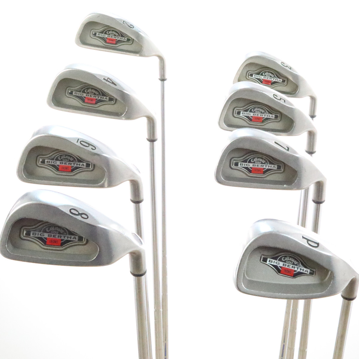 Callaway Big Bertha Iron Set Steel Shaft Memphis 10 Uniflex RightHanded 51332G Mr Topes Golf