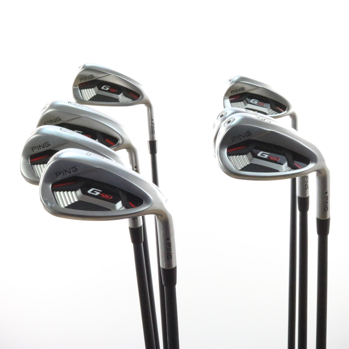 2019 PING G410 Iron Set 7L Black Dot Graphite ALTA CB SR Senior Flex