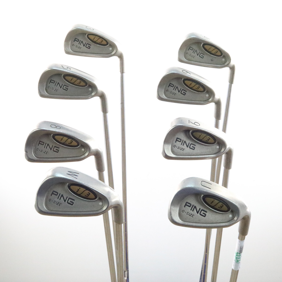 Ping I3 OSize Iron Set White Dot Steel Shaft Cushin JZ Regular Flex