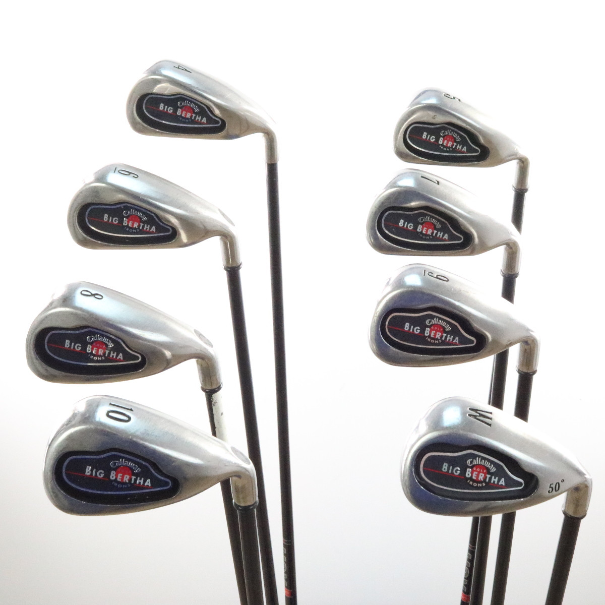 Callaway Big Bertha Iron Set 410,W Graphite RCH Regular Flex 51880G