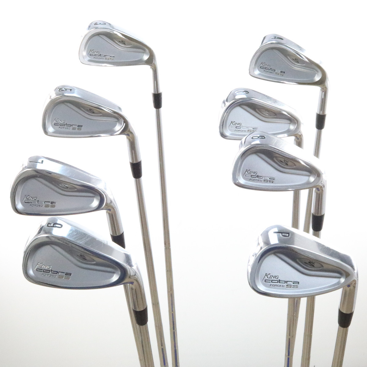 King Cobra SS Iron Set 3P Steel Dynamic Gold S300 Stiff Flex 51800A Mr Topes Golf