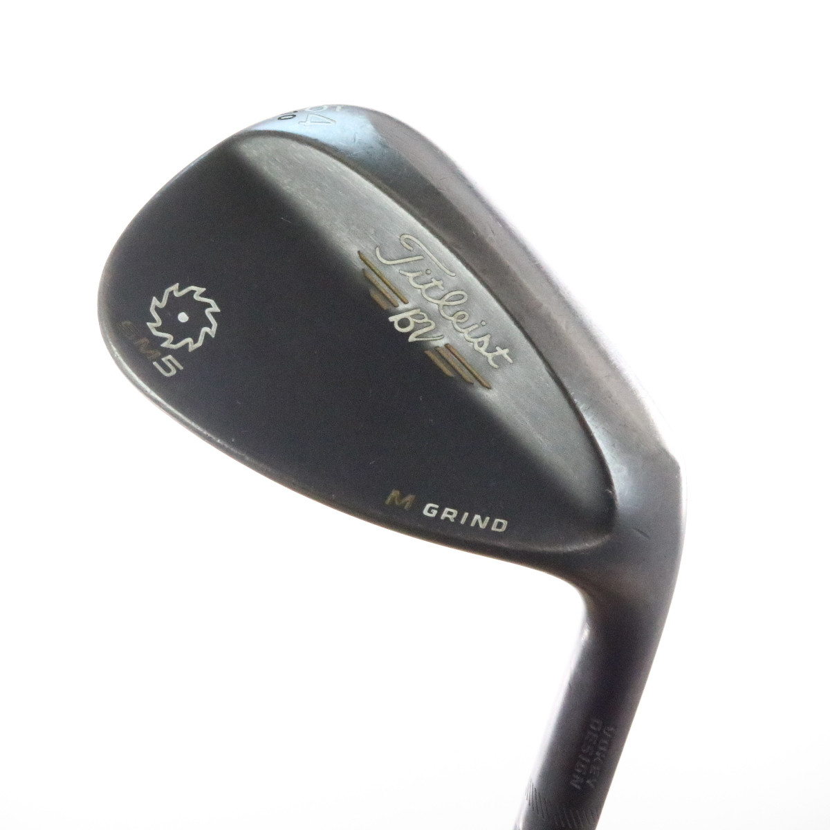 Titleist SM5 Raw Black Vokey Wedge 54 Degrees 54.10 M Grind Steel Shaft ...