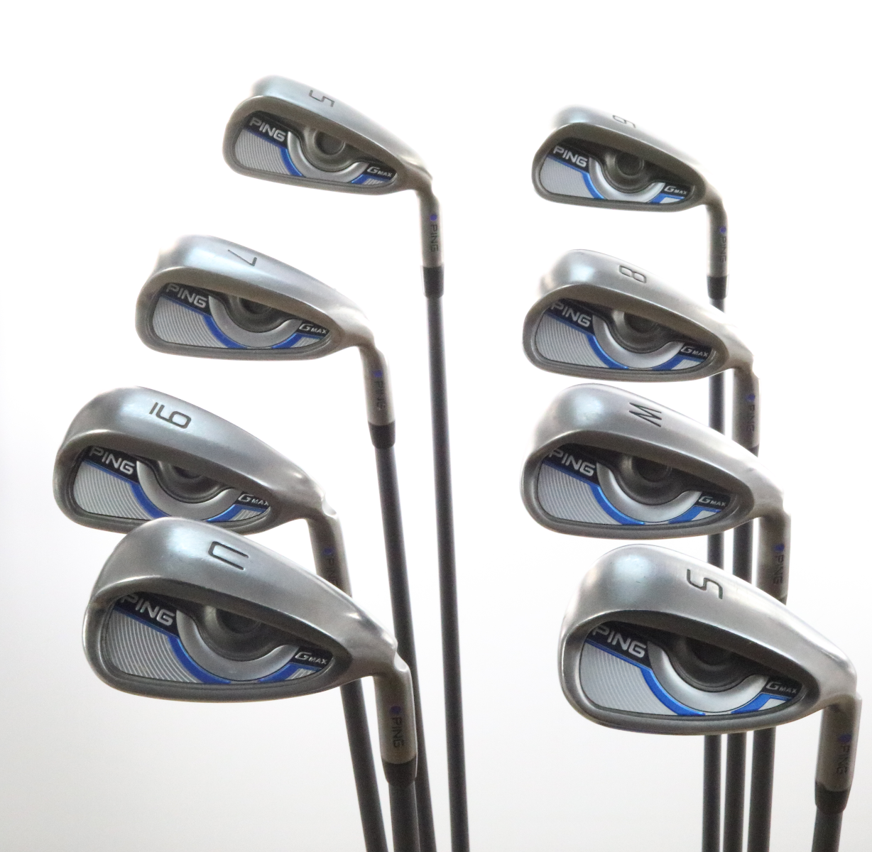 Set De Fers Ping GMax K1 Gaucher Graphite Régulier 4-PW AW - Très Bon état