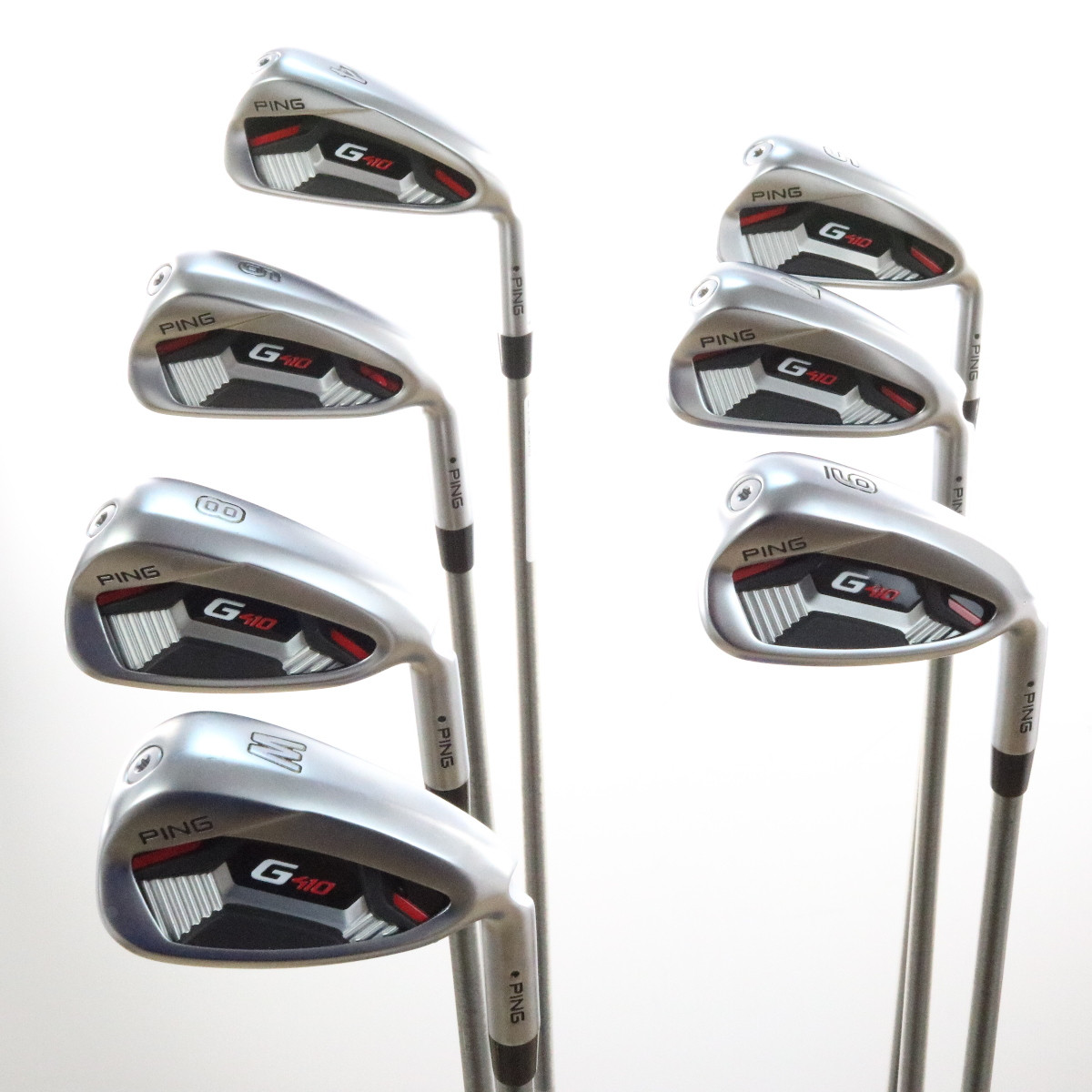 2019 Ping G410 Iron Set 4 W Black Dot Steelfiber Graphite Stiff Flex 52610g Mr Topes Golf 6862