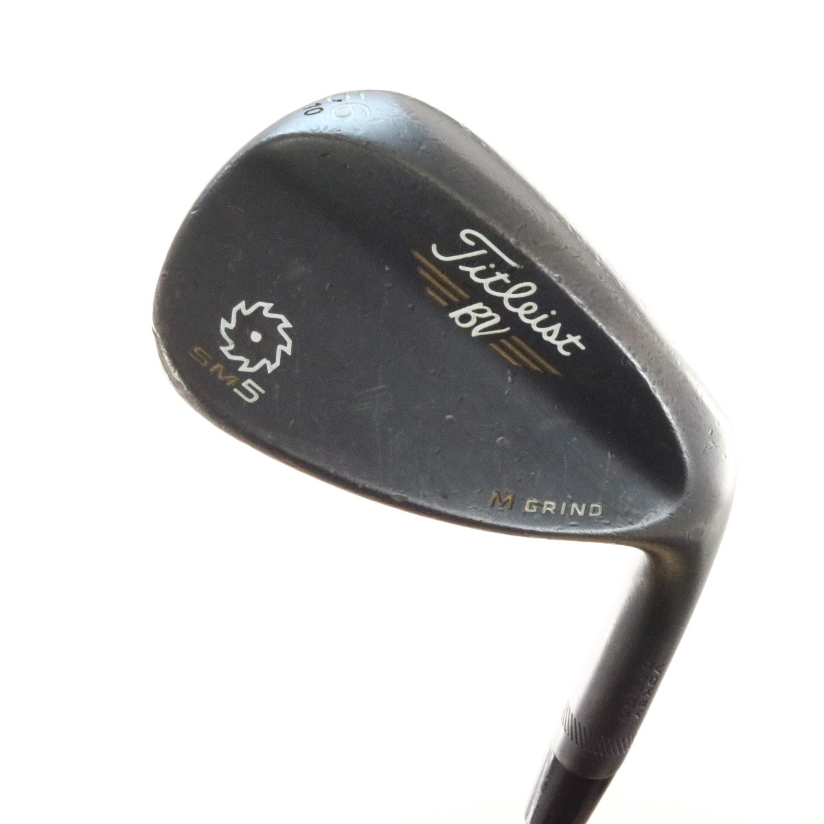 Titleist SM5 Raw Black Vokey Wedge 56 Degrees 56.10 M Grind Steel Shaft