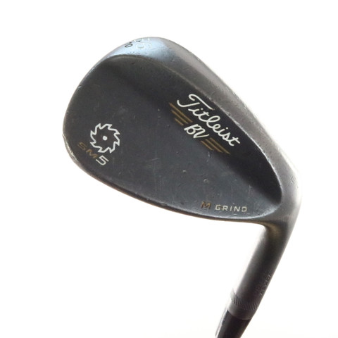 Titleist SM5 Raw Black Vokey Wedge 56 Degrees 56.10 M Grind Steel Shaft ...