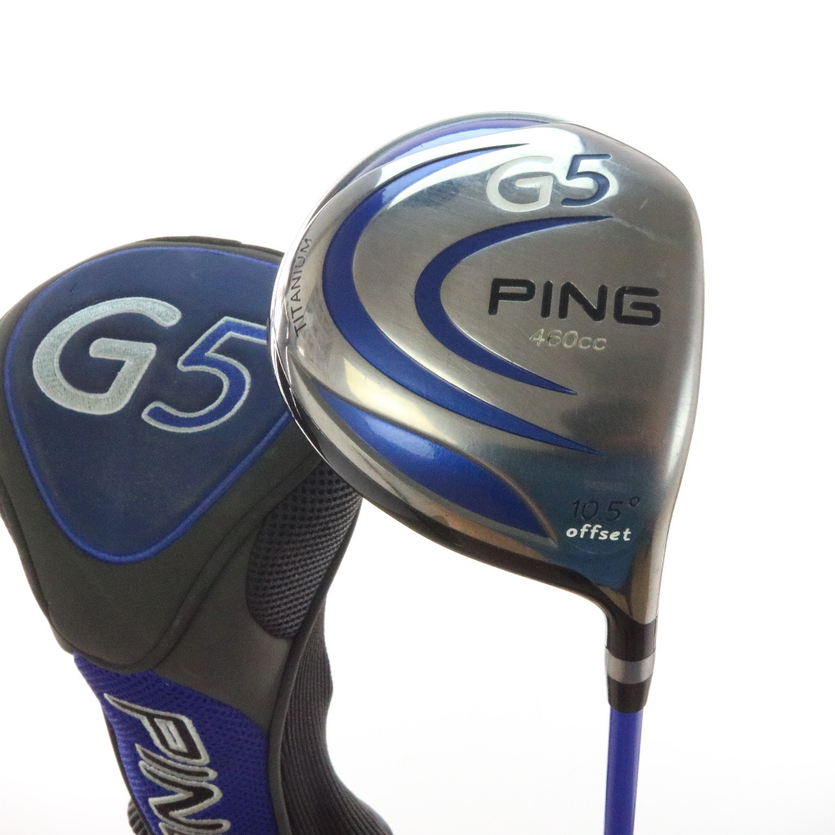 PING G5 460cc Driver Offset 10.5 Deg Graphite ProLaunch Blue Regular