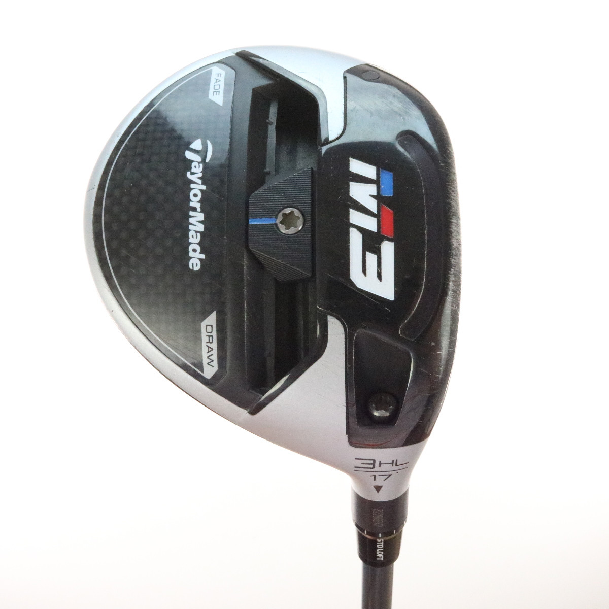 taylormade m3 3 hl fairway wood 17 degrees matrix white taylormade m3 3 wood adjustment chart