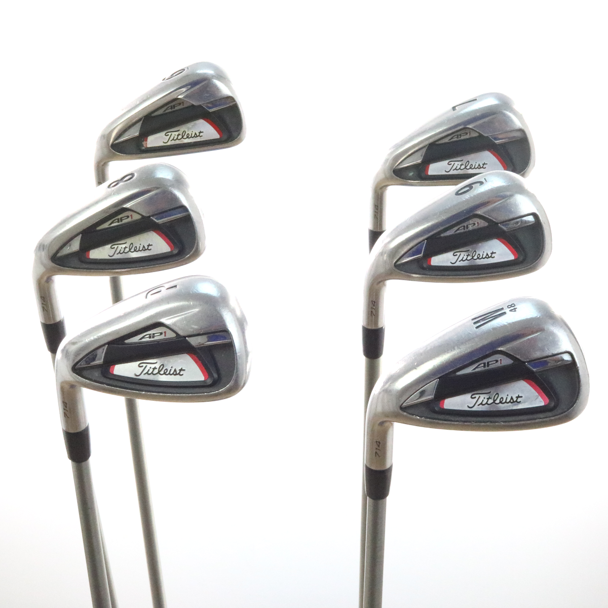 Titleist AP1 714 Iron Set 6P W48 SteelFiber i95 Regular Flex Left