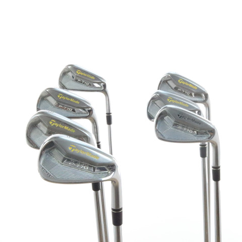 taylormade temper stiff p770 forged s300 flex iron true steel