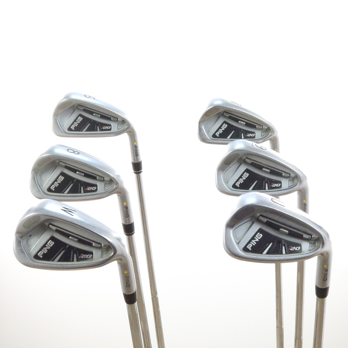 Ping i20 Iron Set 6W,U Yellow Dot Steel CFS Regular Flex RightHanded