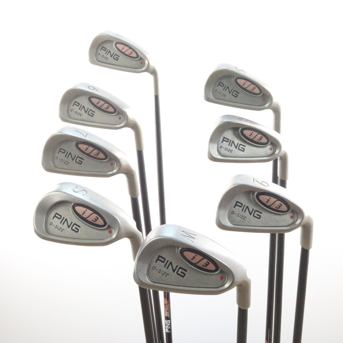 Ping I3 OSize 4W,S Iron Set Red Dot Graphite Shaft Ladies Flex 57209G