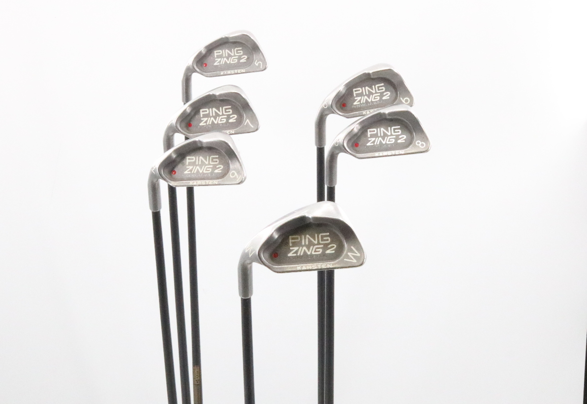 Ping Zing 2 Iron Set 5W Red Dot Graphite GL 282 GLoomis Stiff Flex LH
