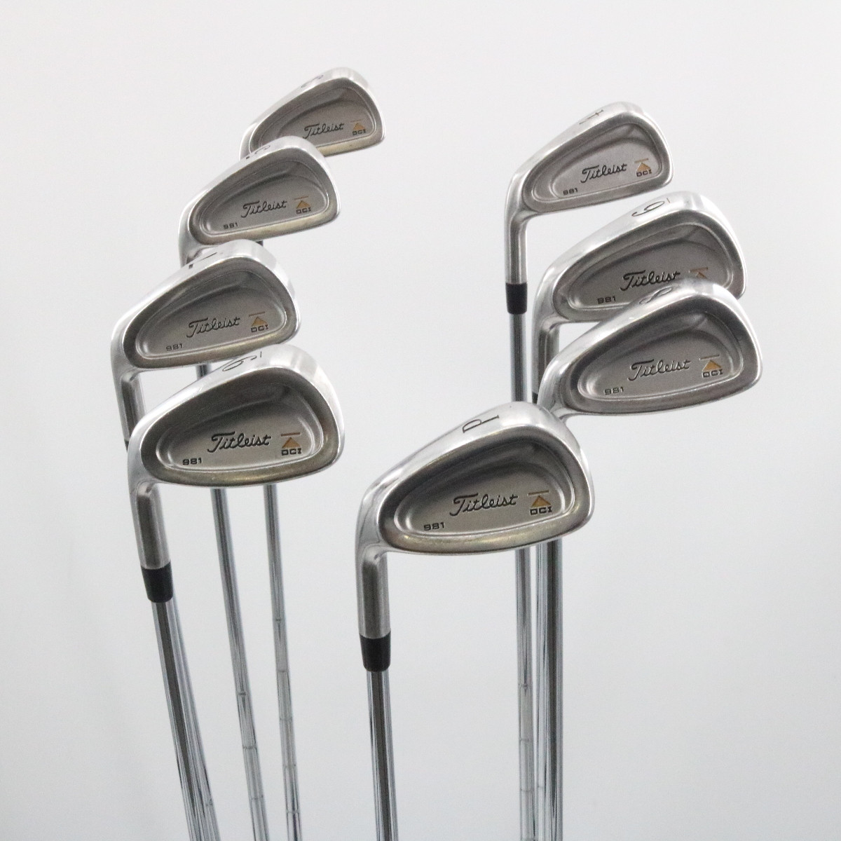 Titleist DCI 981 Iron Set 3P Tri Spec Steel Regular Flex LeftHanded