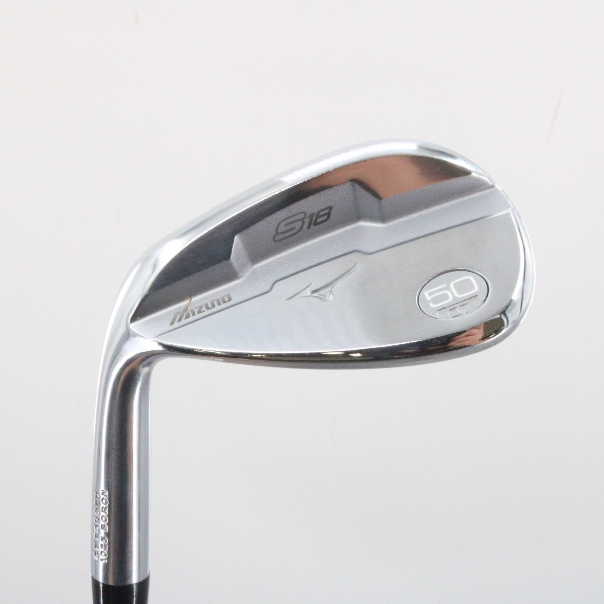 Mizuno S18 White Satin Wedge 50 Degrees 50.07 KBS Stiff Flex Left-Handed 62467D - Mr Topes Golf