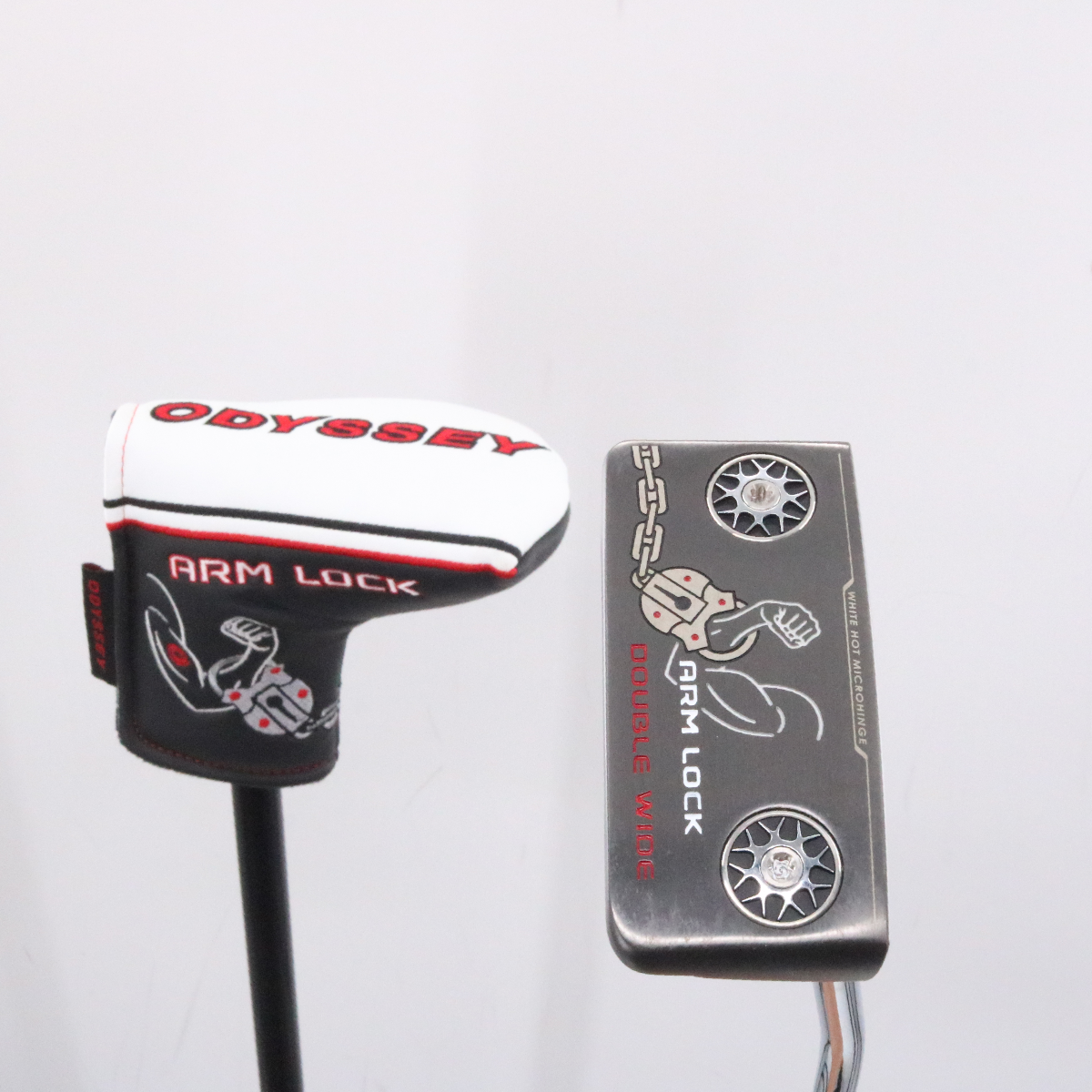Odyssey Arm Lock Double Wide Putter 40 Inches Headcover RightHanded