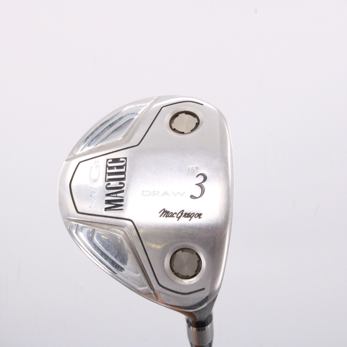 MacGregor MacTec NVG2 Draw 3 Wood 15 Degrees Triple Action Regular 