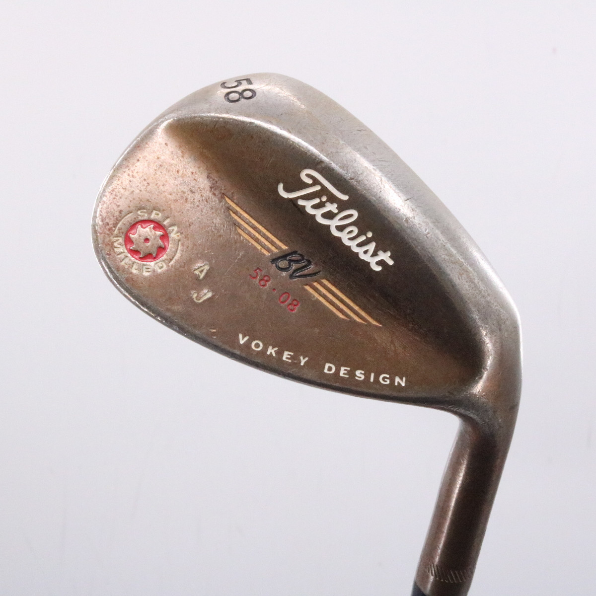 Titleist Vokey Spin Milled Oil Can Wedge 58 Deg 58.08 Steel Regular