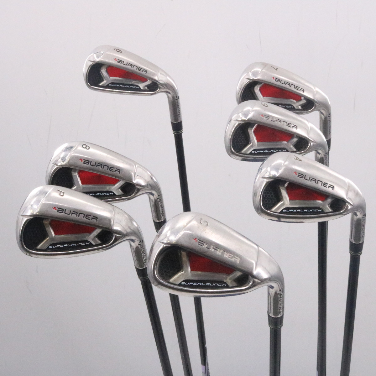 TaylorMade Burner Superlaunch Iron Set 6-P,A,S Graphite REAX Ladies Flex  68570A