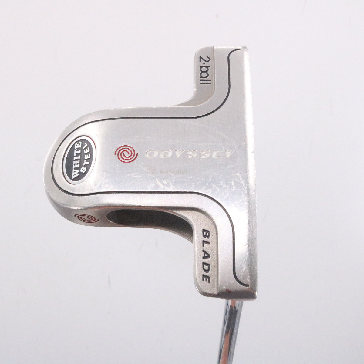 Odyssey White Steel 2-Ball Blade Putter 33 Inches Right-Handed 68749A ...