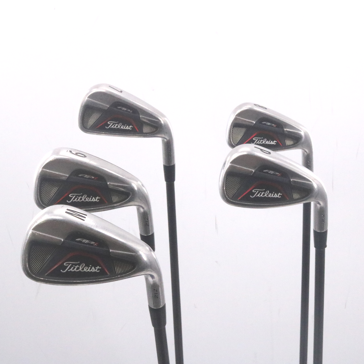 Titleist AP1 712 Iron Set 7-P,W Graphite Tour AD 65i Stiff Flex