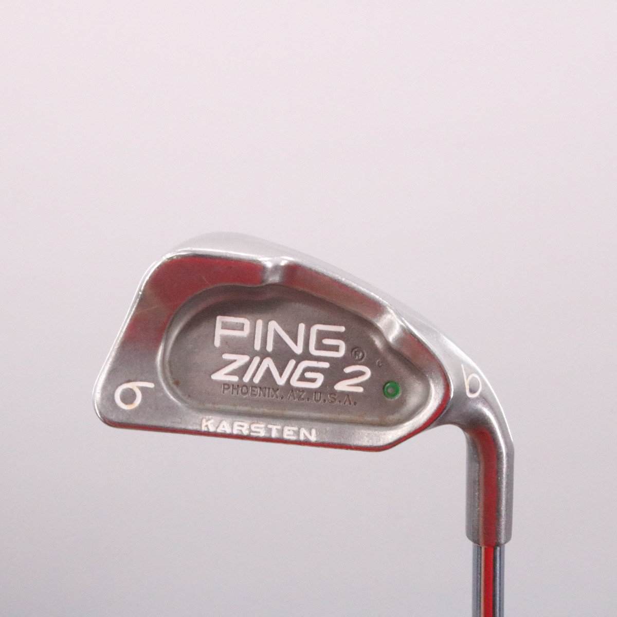 Ping Zing 2 Individual 6 iron Green Dot JZ Steel Shaft Stiff Flex
