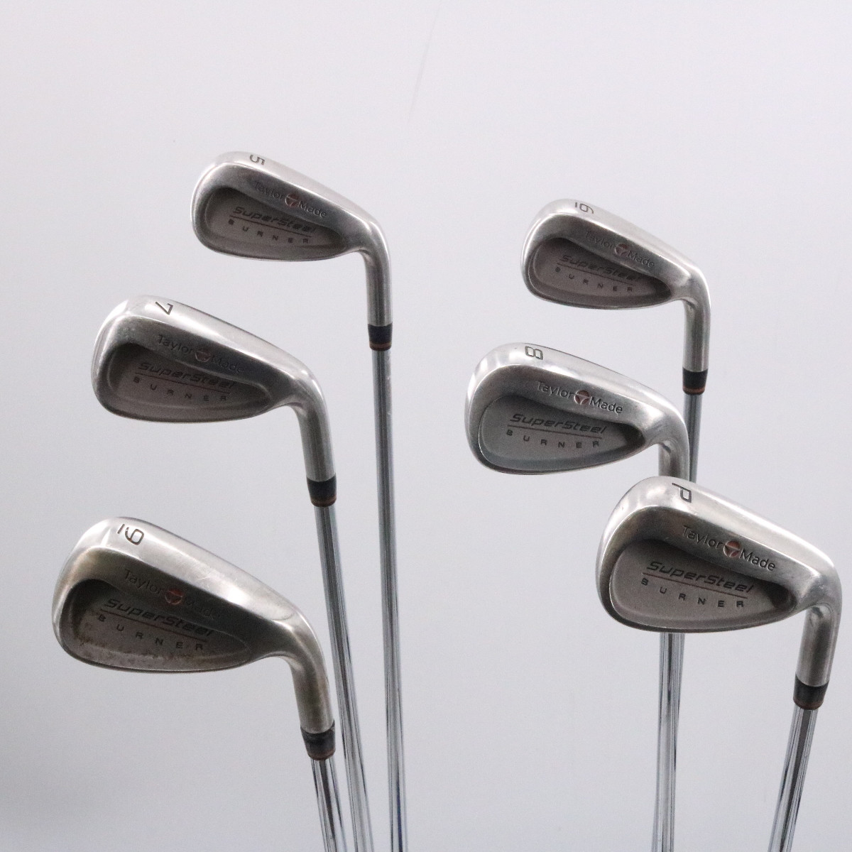TaylorMade SuperSteel Burner 5P Iron Set Steel R80 Regular Flex