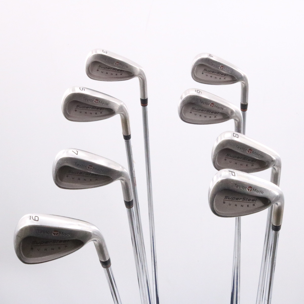 TaylorMade SuperSteel Burner 3P Iron Set Steel S90 Stiff Flex 70261G