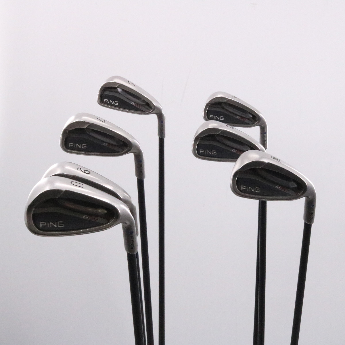 Ping G25 5-W,U Iron Set Blue Dot Graphite Shaft TFC 189 SR Senior