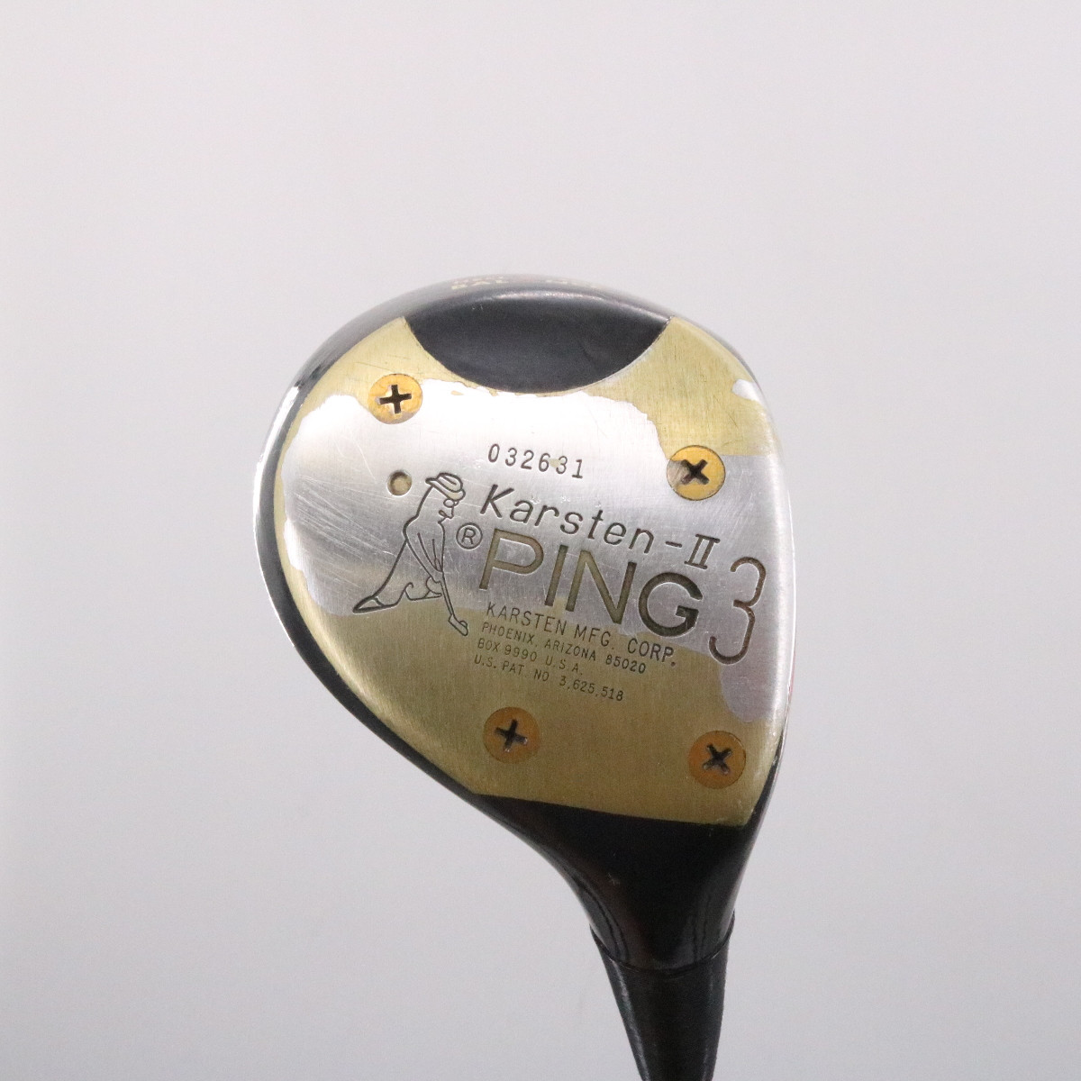 PING Karsten II 3 Fairway Wood Steel Shaft Stiff Flex Right-Handed